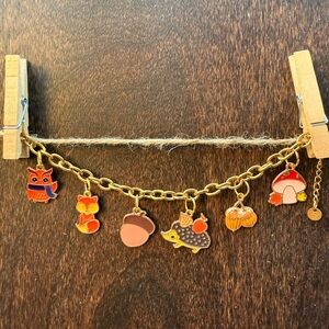 Charming Woodland Animal Charm Bracelet